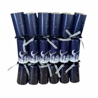 Pachet cadou pentru familie, 6 Crackers, albastru inchis, RMS 1351187-BLUE